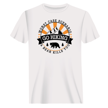 Hiking Worst Case Scenario T-Shirt for Men